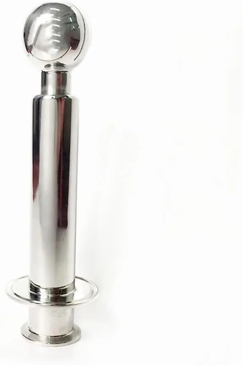 1.5" Tri Clamp x 3" Tri Clover CIP Rotary Cleaning Ball SUS 304 Stainless Steel Fitting Beer Beering Length 200mm(K50.5 to K91,304)