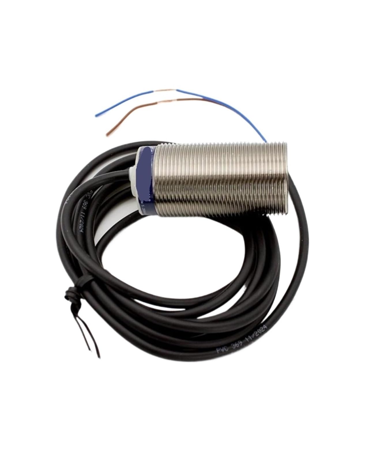 CIJIAOPOYU Inductive Proximity Sensor 15mm PNP/NPN 12-48V DC M12/Cable