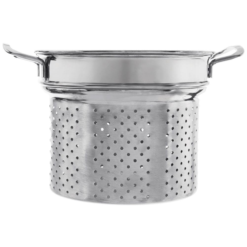 ANETT - Inserto per pasta, 8 l, in acciaio inox, 24 cm, senza coperchio, capacità di 8 kg e peso 769 g