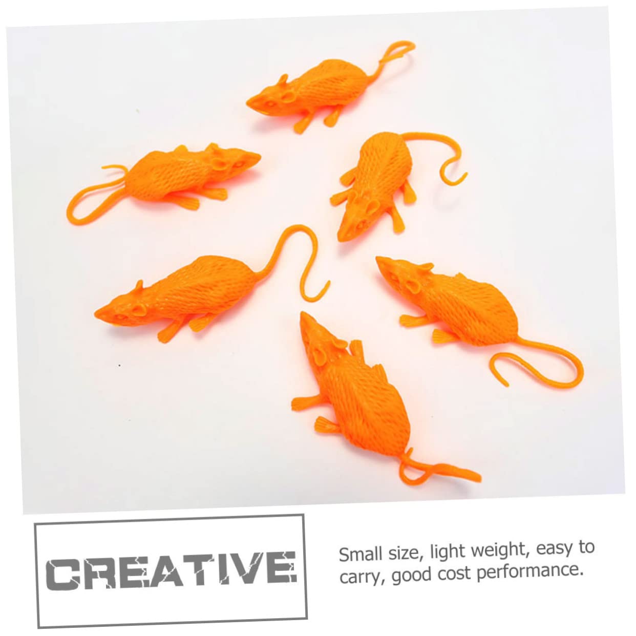 Rubber Rat Yuanxue 4pcs PVC Artificial Rats Halloween Fake Rat Suit ...