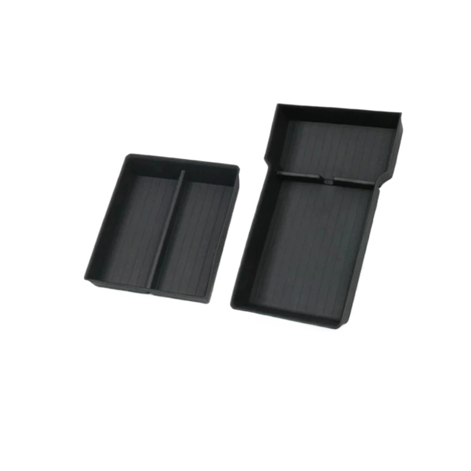 Juvra Arm Rest Centre Console For Tesla For Model 3 Highland 2024 2025 Central Control Storage Box Armrest(2PCS Black)