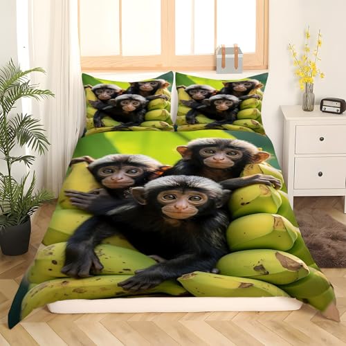 Housse de couette 220x240 avec zip en microfibre douce - 3