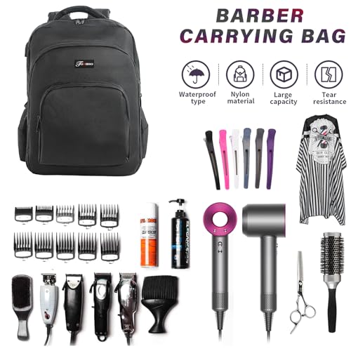 TORIBIO Barber Backpack with USB Port