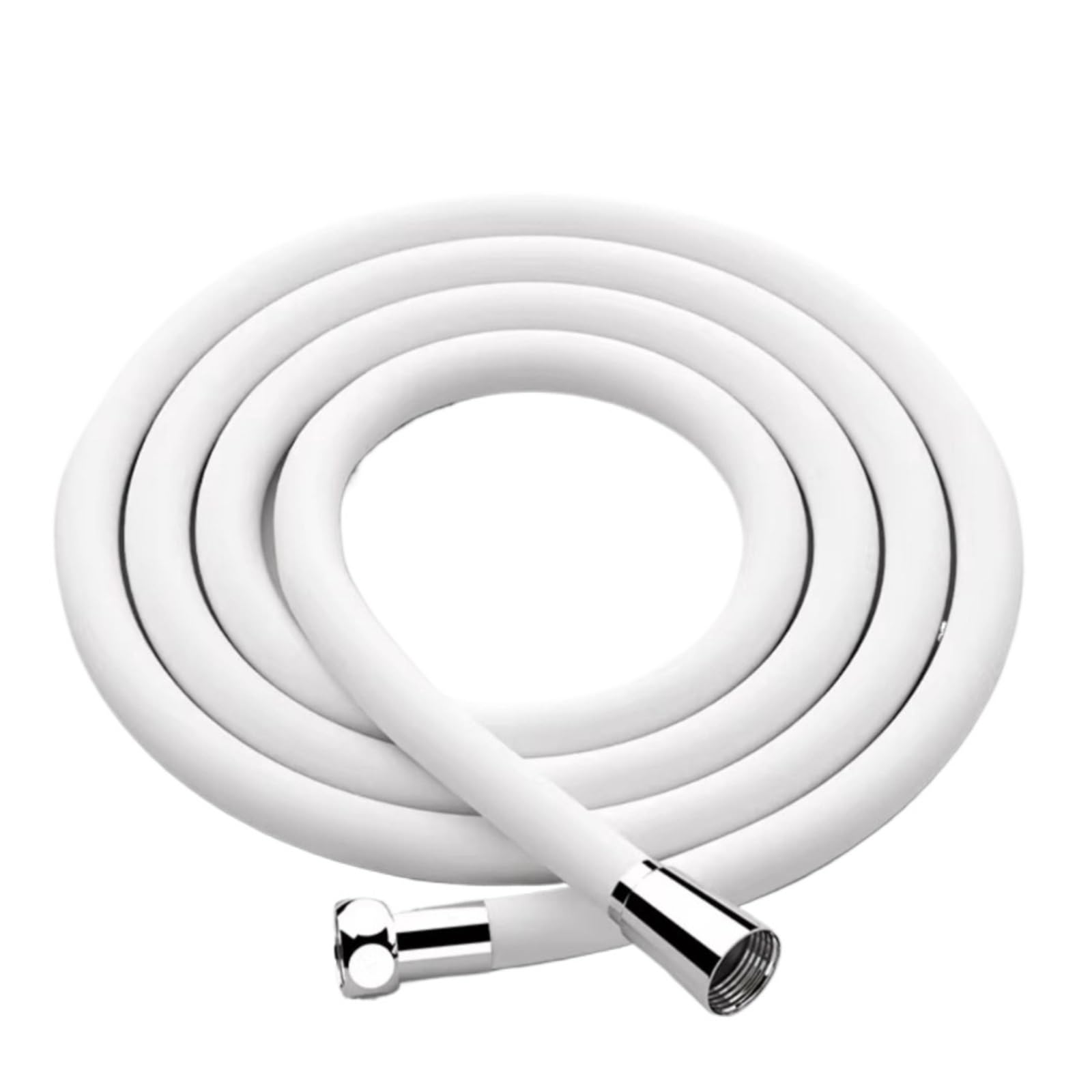 Tubo Doccia Tubo doccia flessibile in silicone da 1,5/2 m | Raccordi for rubinetteria da bagno con tubo flessibile ad alta pressione prolungato anti-attorcigliamento(Black,150cm)