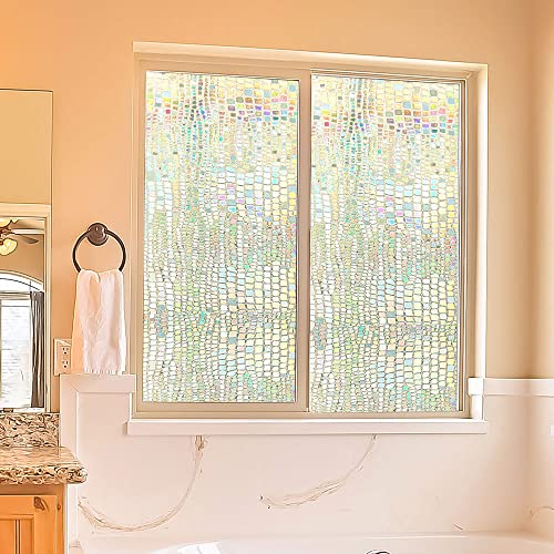 Vinilo decorativo de ventana 3D Rainbow película frost miniatura 5