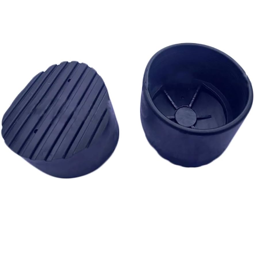 2 Pcs Ladder Non-slip Mat Foot Pad Down Attic Rubber Caps Accessories