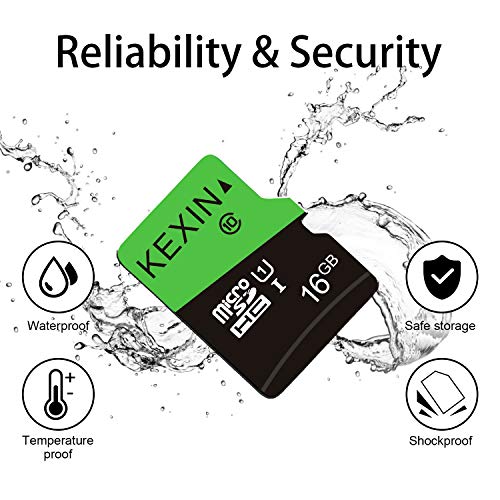 KEXIN Micro SD Card 16GB 10-Pack, MicroSDHC Memory Card Class 10 High Speed UHS-I U1 TF Card for GoPro Action Camera - Image 3