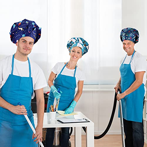 Image of Geyoga 5 Pcs Bouffant Scrub Caps with Buttons