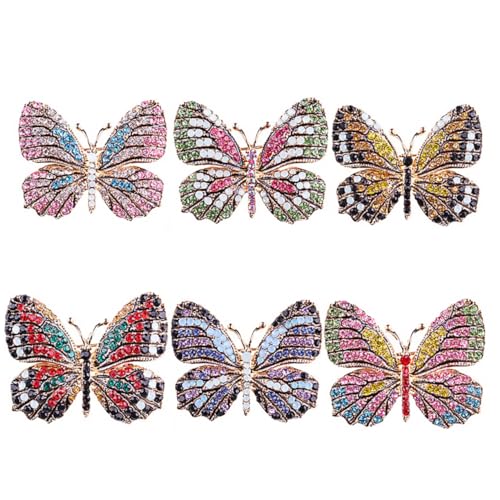 Broche colorée strass pour femme : accessoires de mode tendances pour vêtements et foulards