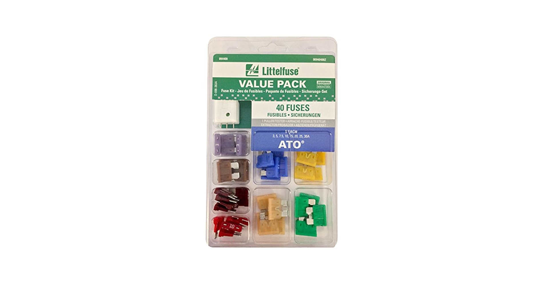 Amazon.com: Littelfuse 00940400Z ATO Blade Fuse Super Value