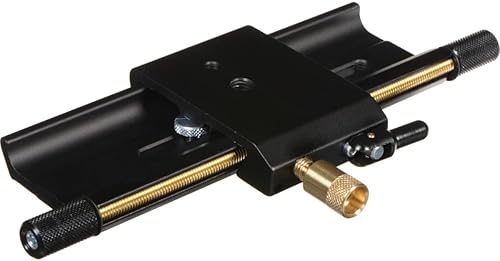 Miniatura 3 de Manfrotto Placa deslizante de posicionamiento micrométrico 454 - Sustituye a 3419 - Negro