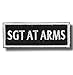 Produktbild SGT at arms - embroidered patch, 8 X 3 cm.