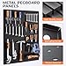 INCLY 70PCS Pegboard Wall Organizer, 4PCS Metal Peg Board Panels with 66PCS 1/4