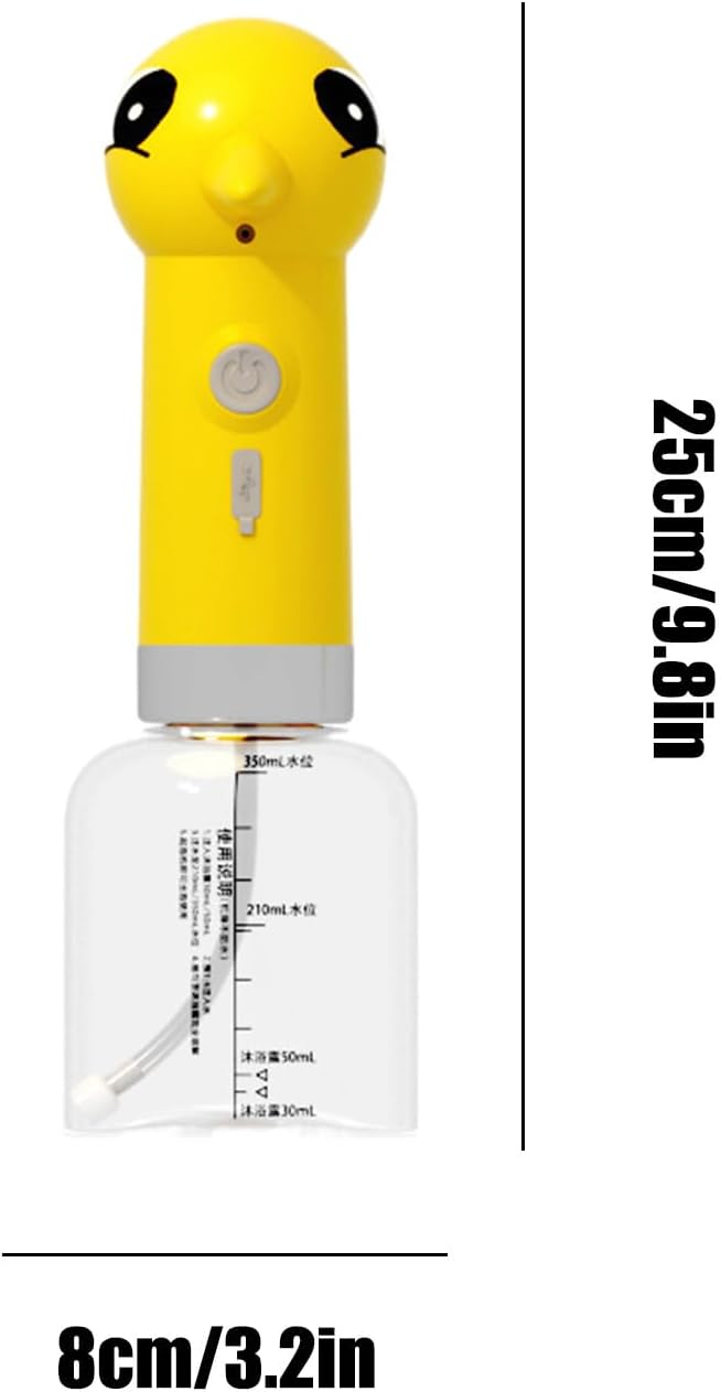 犬用バスソープフォーマー|猫ソープディスペンサー泡マシン | 充電式泡スプレーペットシャワー用品 猫 子犬 子猫用