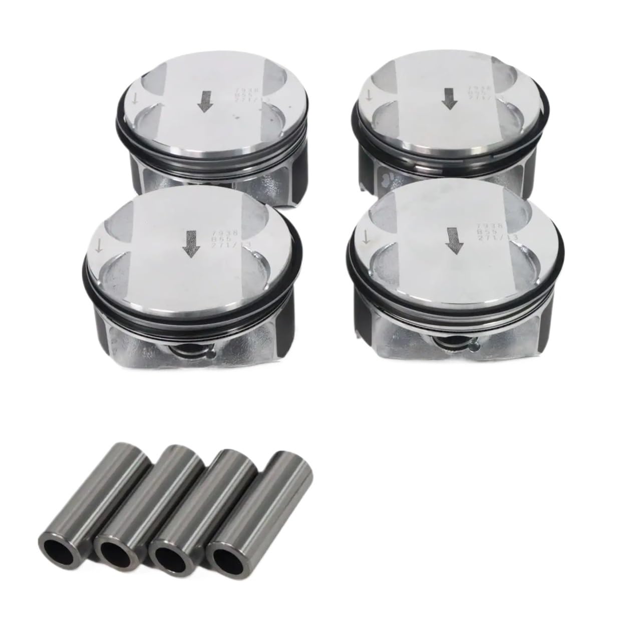 Pistone Motore Kit pistone e fasce elastiche motore auto 12578324 12578326 12621251 per Chevy Captiva Cobalt Equinox HHR Impala 2.4L installare