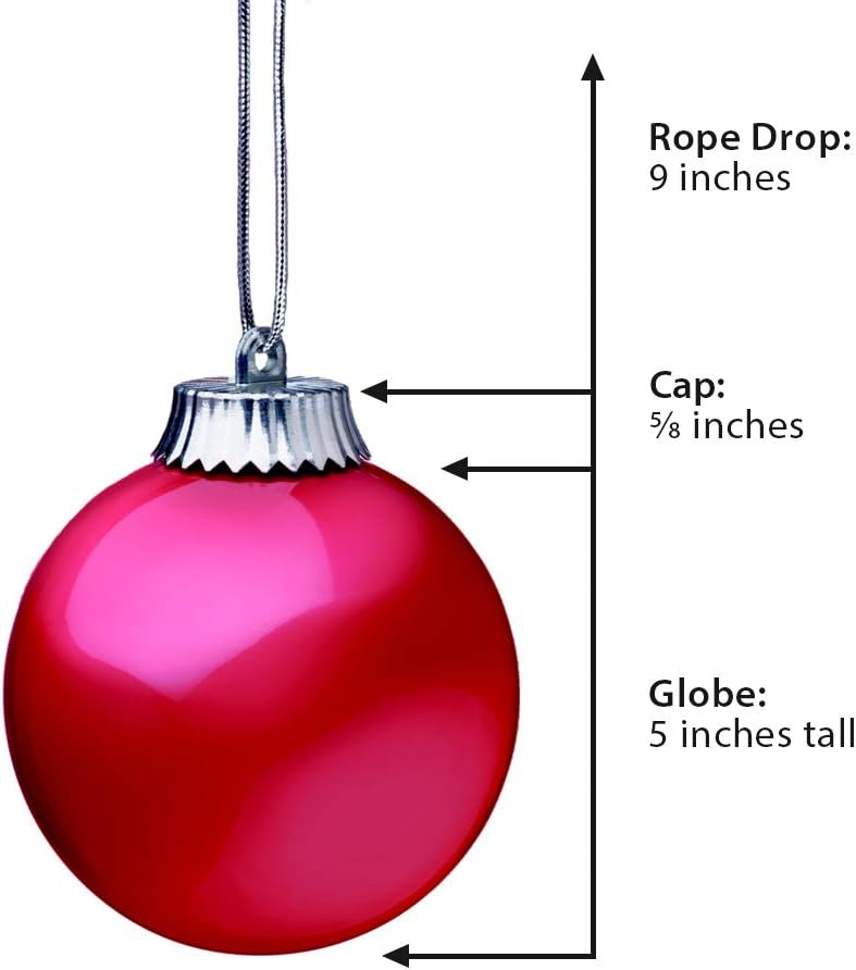 Xodus Innovations WP580-3 Outdoor LED Ornament, Battery Powered Pulsing Globe Sphere Lights with Dusk Sensor (Pack of 3) (Red)