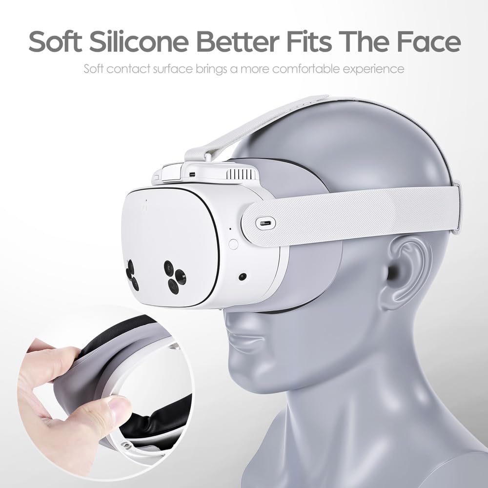 KKCOBVR K3S - Ventilador de interfaz facial para aliviar el empañamiento de la lente solo compatible con Meta Quest3s, no compatible con Meta Quest3