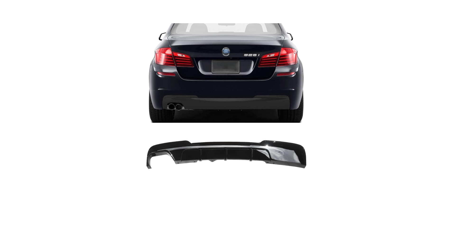 BMW 5シリーズ F10型 リアディフューザー Amazon | CARIG リアディフューザー BMW 5シリーズ F10 523d
