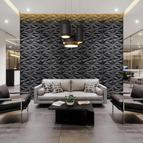 Paneles de pared 3D para decoración de pared interior en salones modernos 3