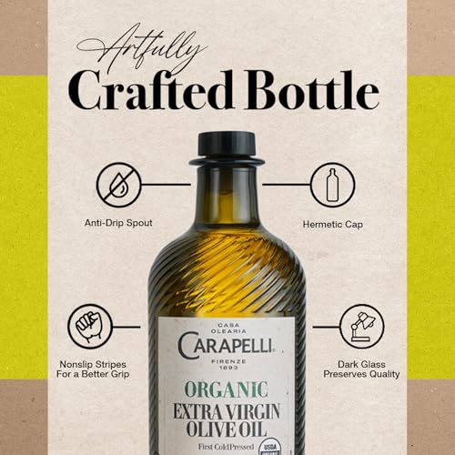Carapelli Aceite de Oliva Extra Virgen Orgánico 1 L Pack 2 miniatura 6