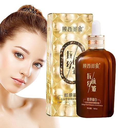 Esencia de edad | Crema hidratante de péptidos para arrugas faciales, manchas oscuras - La crema hidratante nutritiva ayuda a reafirmar y suavizar las arrugas, nutrir el rostro y revitalizar las Yjyq