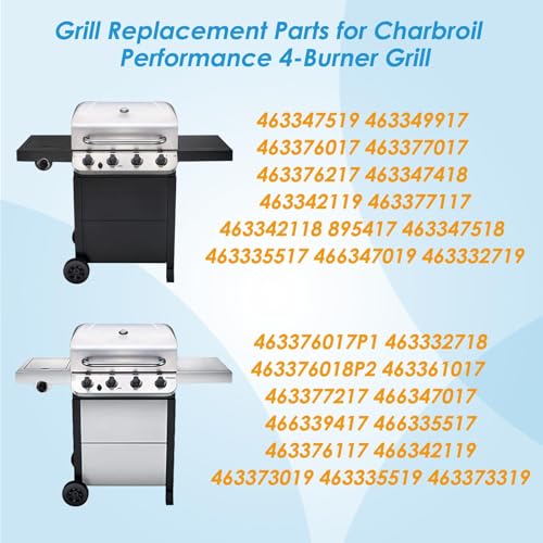 Image of Grill Parts for Charbroil Performance 4-Burner Grill 463342119