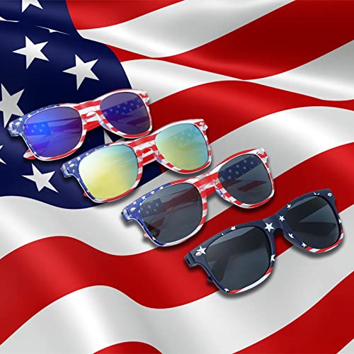 Giga Gud 4th of July USA Flag American America USA Flag Patriotic Sunglasses2