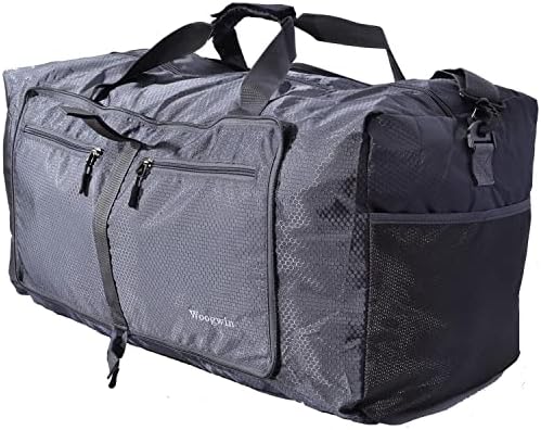 ehsbuy 60L Reisetasche Groß Faltbare Sporttasche Herren Damen mit Schuhfach Taschen Wasserdicht Saunatasche Travel Bag für Sports Urlaub Gym Übernachtung