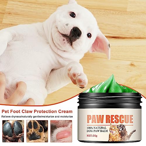 pata cachorro,Manteiga Creme Natural para Patas Cães e Gatos | Bálsamo Patas Eficaz e Seguro 30g Cur