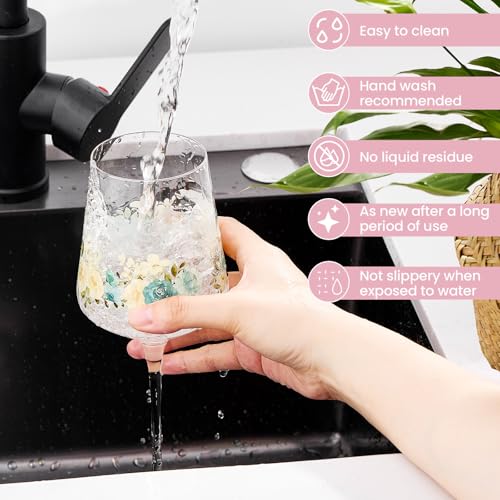 Zestaw kieliszków do wina Autsel 2 sztuki (500 ml) • Prezenty dla kobiet • Odporne na zarysowania kieliszki do wina • Spersonalizowane kieliszki do wina • Ponadczasowe szklanki na białe wino