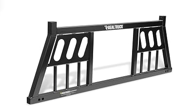 RealTruck BACKRACK Three Light Rack Frame Only | Black, No Drill | 149TL | Fits 2019-2025 Chevrolet/GMC Silverado/Sierra 1500; 2008-2019 & 2022-2025 Toyota Tundra; 2004-2025 Ford F-150 & Others