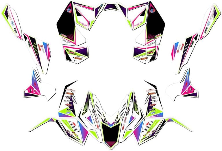 All Years LTR 450 SURGE Pink Senge Graphics Kit Compatible with Suzuki