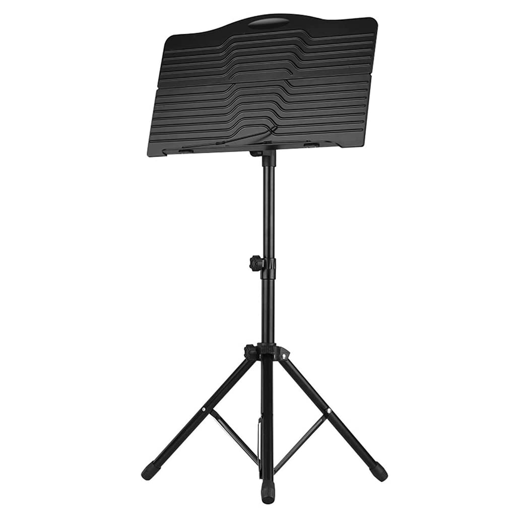 Tragbarer Notenständer aus Metall für Zuhause und Schule, multifunktionale Bücherregalstütze für Musiker und Orchester