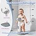 COOSEYA Baby Bath with Shower Stand Support|Anti-Pinch Soporte para Bañera de Bebé Adjustable Shower Tower and Anti-Slip for Toddler Standing Up Themselves,Ideal Gift for Infants 6-36 Months