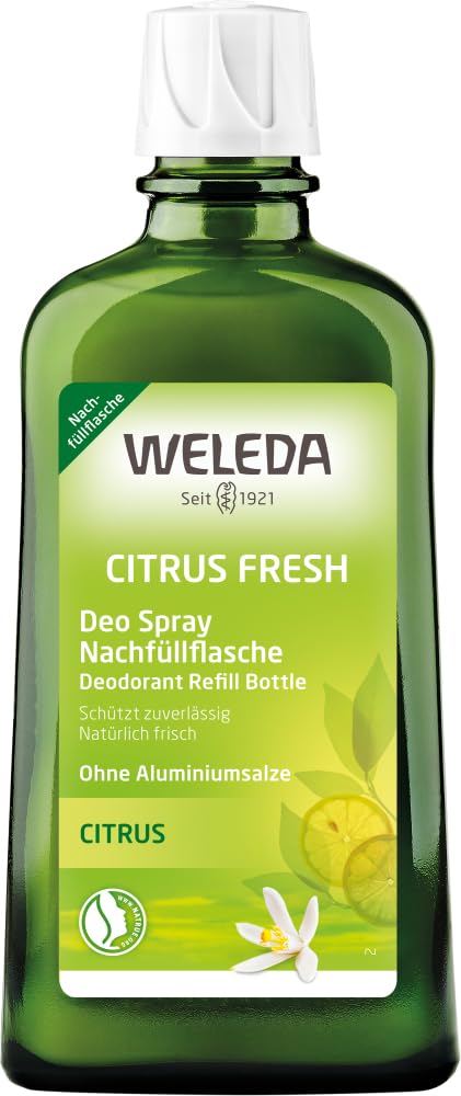 WELEDA Fresh Deo Spray Citrus Nachfüllflasche 12 x 200 ml