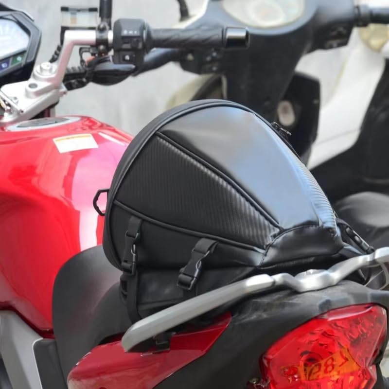 1 Borsa Sella Moto per MV Agusta Turismo Veloce 800 1 I 2015-2020, Borsone Moto Impermeabile Borsa Posteriore Zaino Moto Zaino Portaoggetti Sedile Passeggero