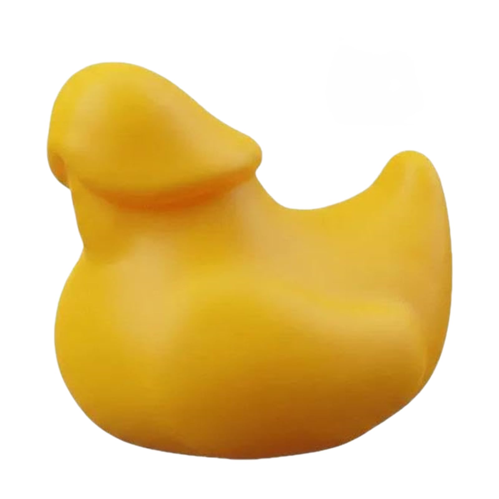 Rubber Yellow Duck Prank Ornaments Decorative Creative Ducks Desk Figurines Car Dashboard Ducks Ornaments for Office Desks (A)