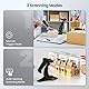 Eyoyo 1D 2D Handheld Wireless Barcode Scanner mit Ständer, 2.4G Wireless & USB Wired, kabelloser 2500mAh wiederaufladbarer USB QR Barcode Leser für PC Warehouse Inventory Management
