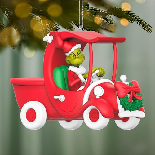 Hallmark Keepsake Dr. Seuss Christmas Ornament (Grinchy Sleigh On the Way) by Hallmark Keepsake - Used condition - Image 3