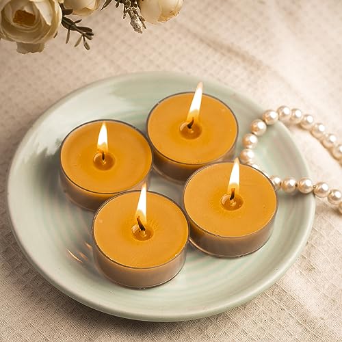 Image of AuraDecor Scented Soy Wax Acrylic Tealight Candle, Organic Luxury Aroma, Aromatic /Aromatherapy Candle || Long Lasting Burning Time (Sparkling Peony, Dark Love)