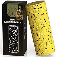 M.S.Lemberg® Mini Faszienrolle klein - Kompakte Massagerolle für Selbstmassage - Ideal für Fuß, Nacken, Fersensporn, Schulter, Arm, Wade, Rücken, Fusssohle, Fußrolle, Bein Massage Faszien Rolle