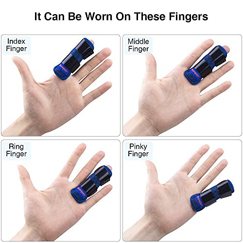 Quanquer Trigger Finger Splint, Mallet Finger Brace, Finger Knuckle Immobilization For Index, Middle,Ring Finger-Tendon Release Pain Relief Broken Finger… #TOP3