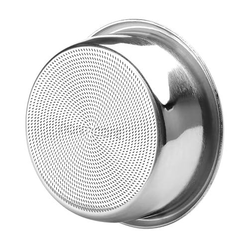 Normcore Cesta de filtro de alta extracción, 54 mm, cesta de filtro portafiltro de 18 g, acero inoxidable de grado alimenticio, compatible con máquinas Breville Sage Espresso, incluye pantalla de