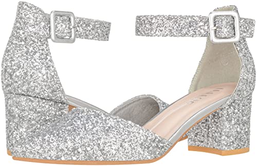 ILLUDE Women’s Heels Pointy Closed Toe Pump Ankle Strap Chunky Low Block Heels4