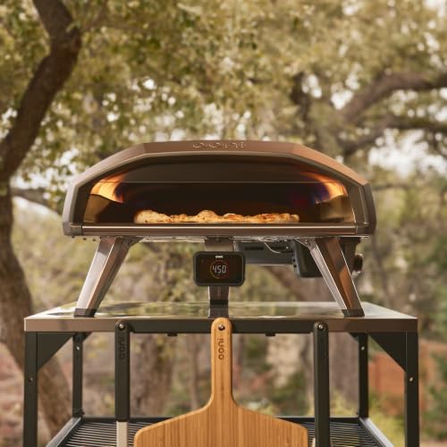 Image of Ooni Koda 2 Pro Propane Gas Pizza Oven - 18 inch Gas Powered Outdoor Oven with 28 mBar Regulator and Gas Hose, 320 F to 950 F Temperature Range - Highland Green