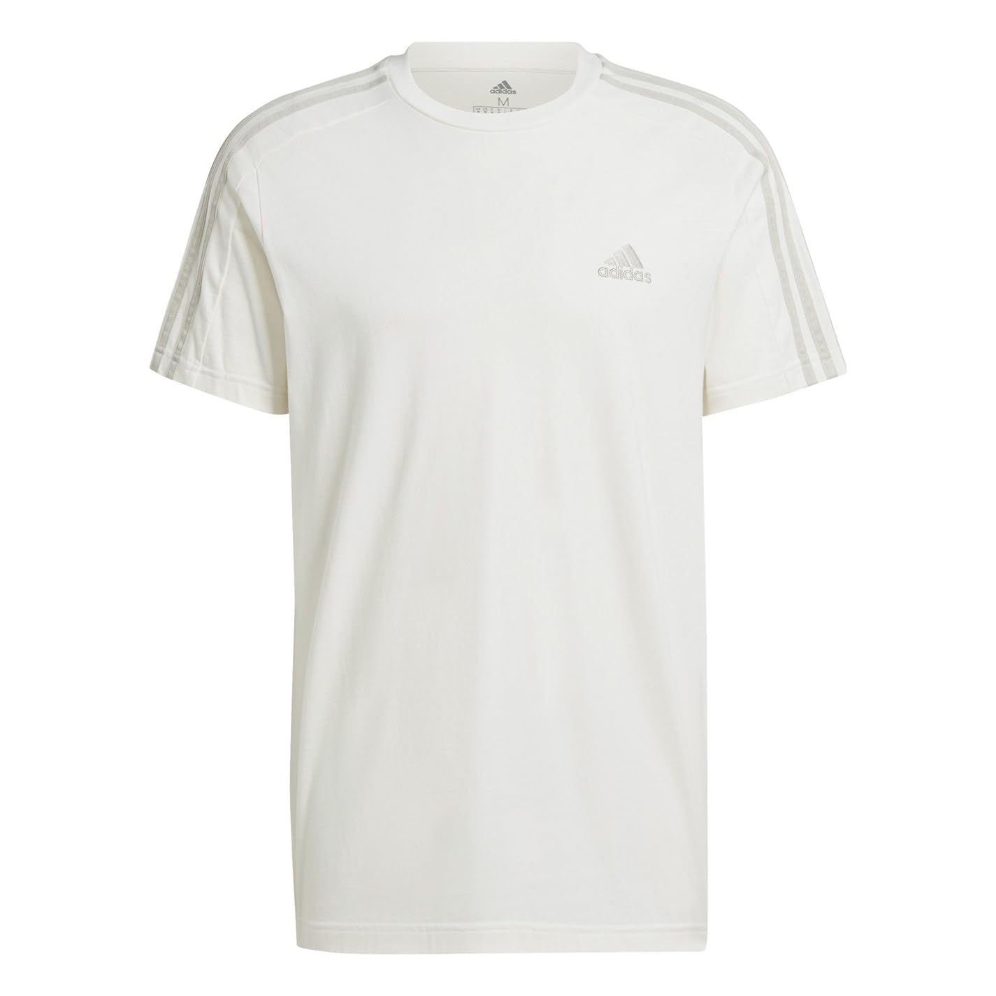 adidas Essentials Single Jersey 3-Stripes tee Camiseta de Manga Corta Hombre (Pack de 1) — view 42
