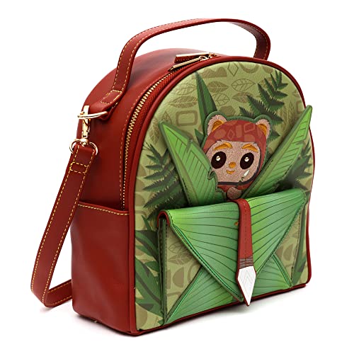 Danielle Nicole X Star Wars Ewok Endor Mini Backpack - Fashion Cosplay Disneybound Cute Bags, Multicolor2