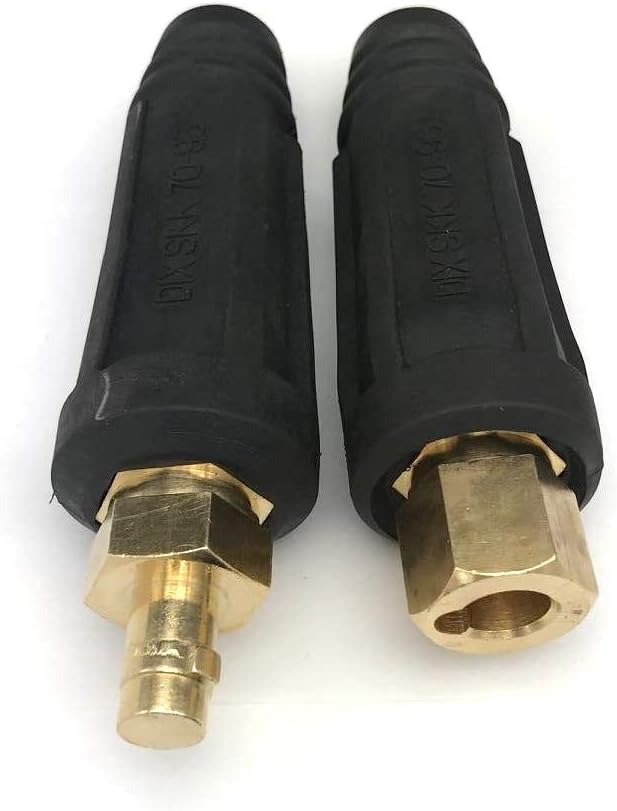 50% Off Discount KINGQ Welding Lead Cable Joint Quick Connector Pair DINSE-Style 200Amp-300Amp (#4-#1) 35-50 SQ-MM 2-Set