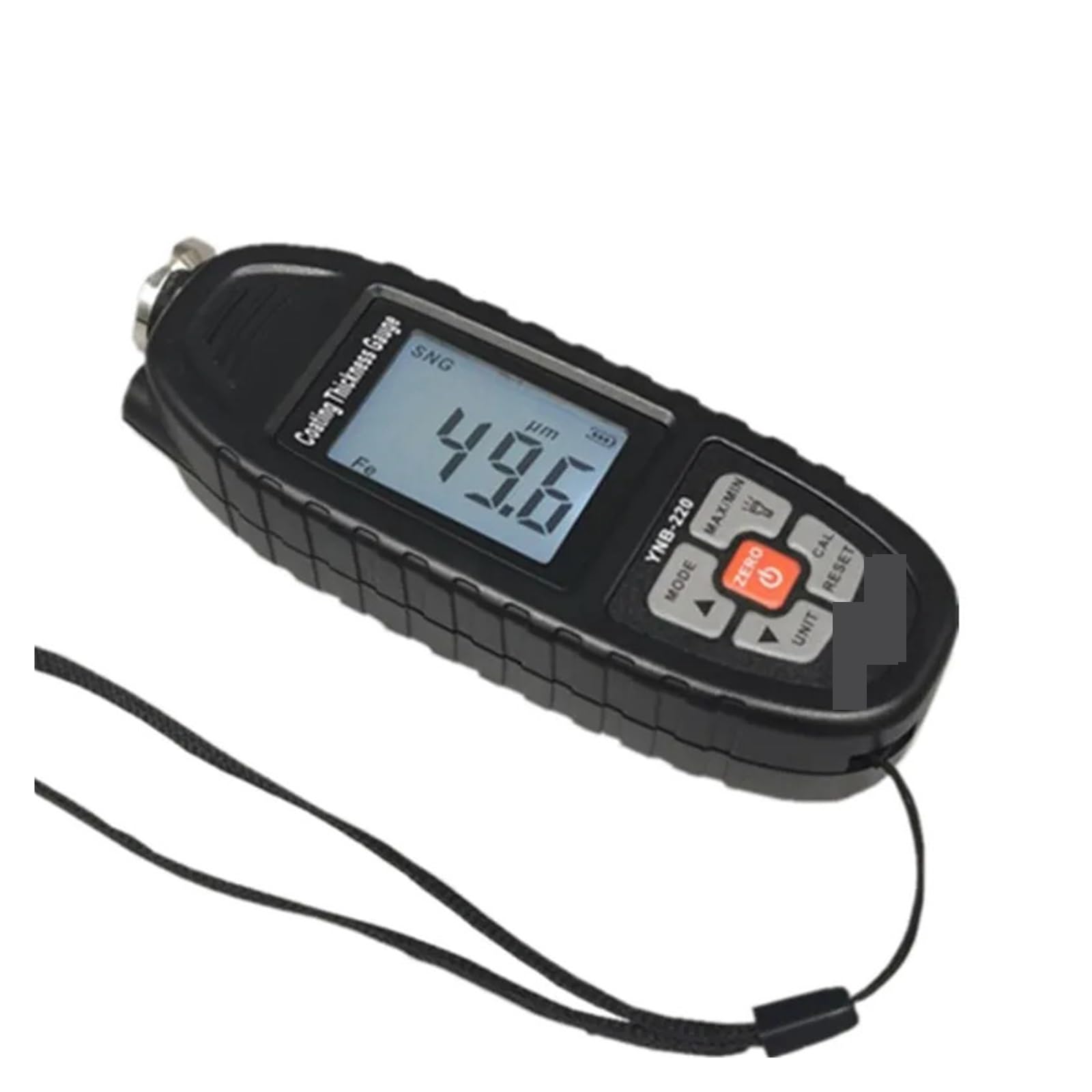 Miernik grubości, YNB-220 LCD Light Car Paint Tester Miernik grubości powłoki samochodowej z podświetleniem Instrukcja obsługi w języku angielskim, dla samochodu