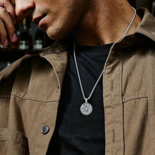 Phoenix Necklace 925 Sterling Silver Rising Phoenix Pendant Necklaces for Men Women, w/Stainless Steel Chain 22''+2''2